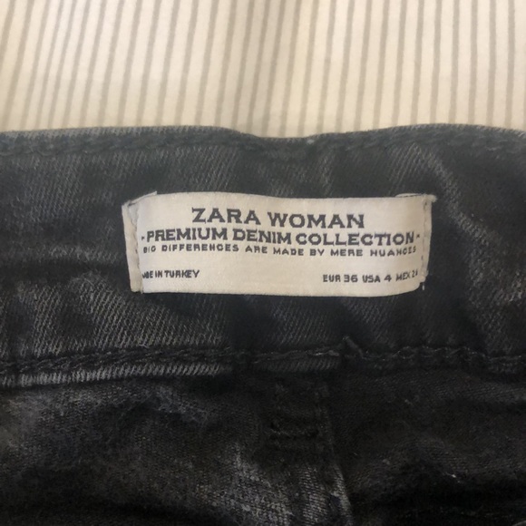 Zara Black ripped jeans - Picture 2 of 2